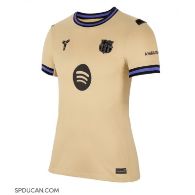 Zenski Nogometni Dres Barcelona Jules Kounde #23 Gostujuci 2025-26 Kratak Rukav Zenski Nogometni Dres Barcelona Jules Kounde #23 Gostujuci 2025-26 Kratak Rukav